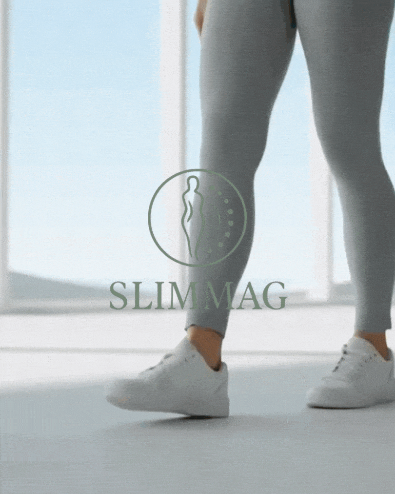 Mulher feliz com SLIMMAG